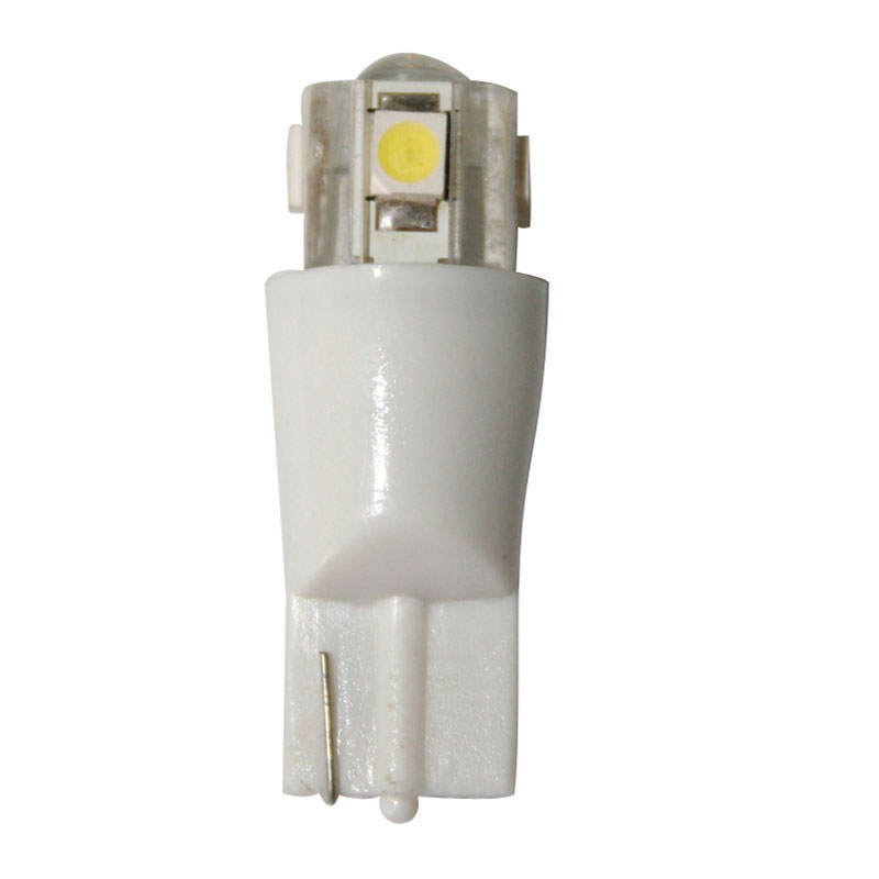 Bombilla 12V, LED, T10, blanco frío - 4SMDs+1LED image