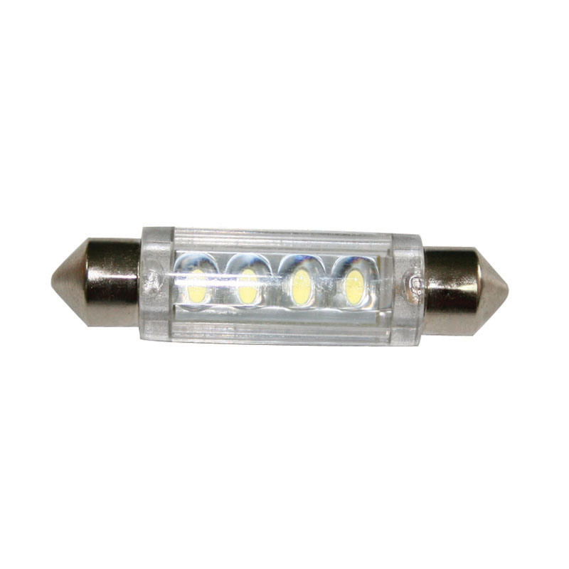 Bombilla 12V, LED, T11 41mm, blanco frio - 4 LEDs image