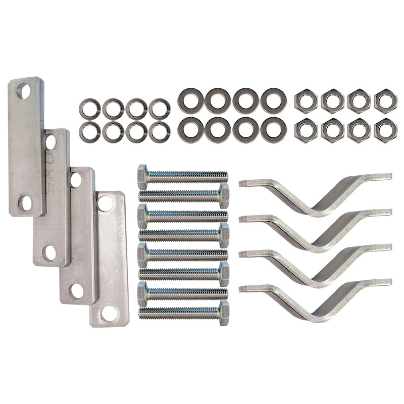 Kit de montaje en riel, para contenedor de aros salvavidas con puerta image