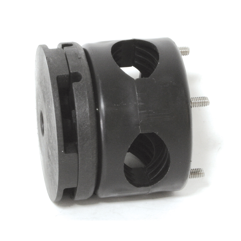 Juego de conector y soporte de riel para cesta de defensas image