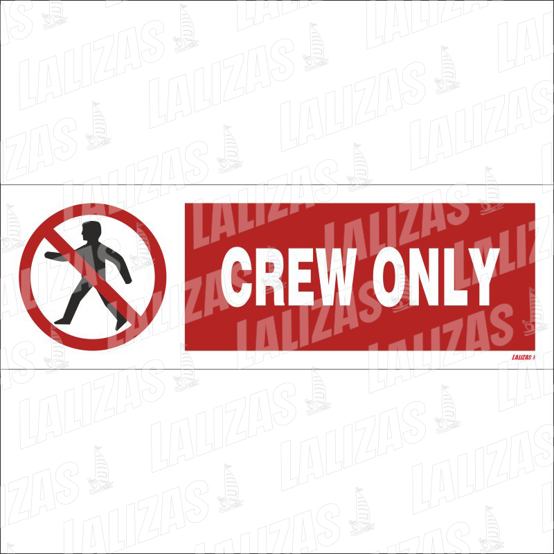 Crew Only #8684Gm, autoadhesivo de vinilo blanco image