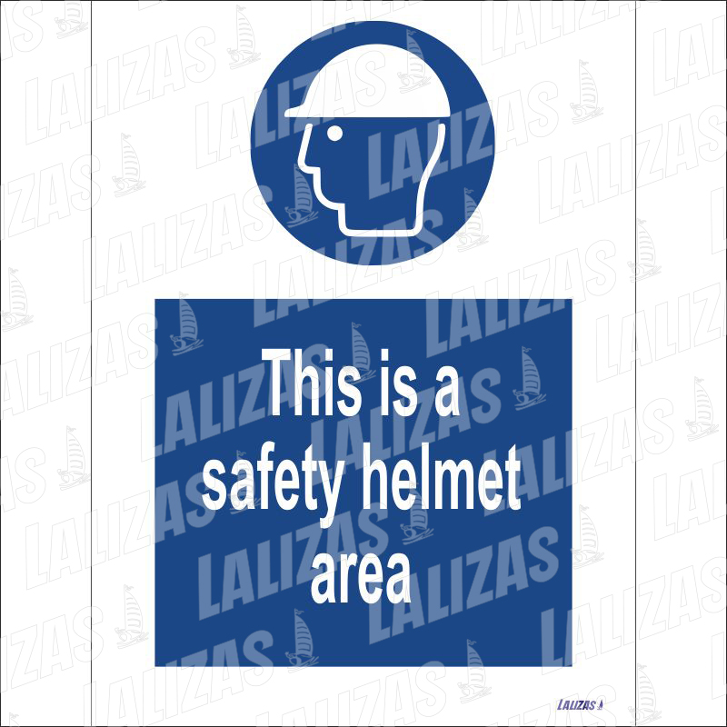 Esta es un área de casco de seguridad image