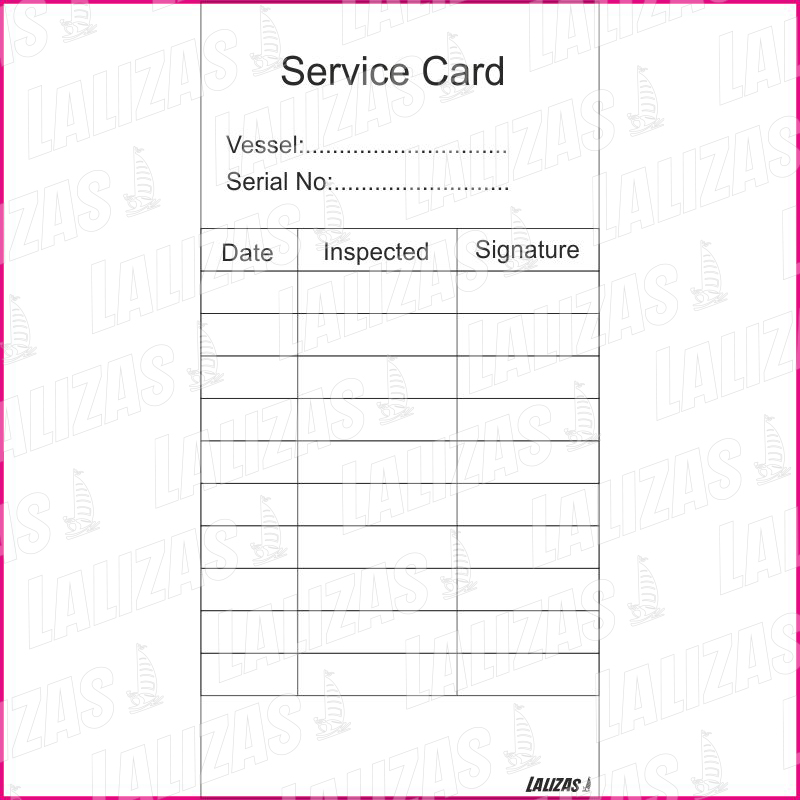 Tarjeta de servicio image