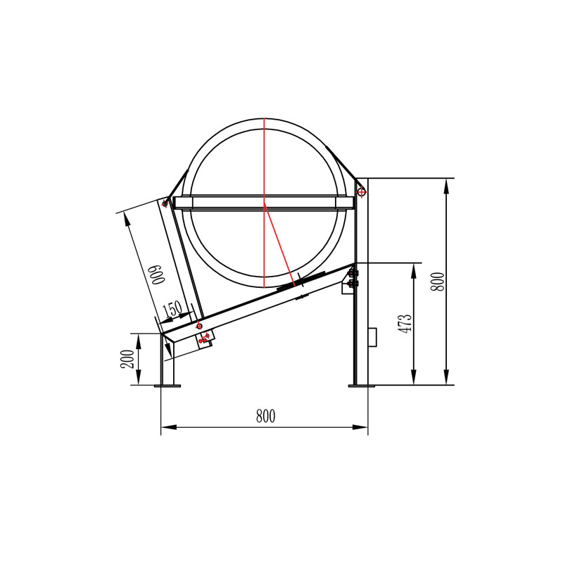 Cuna para Balsa Salvavidas Inclinada, Galvanizada image